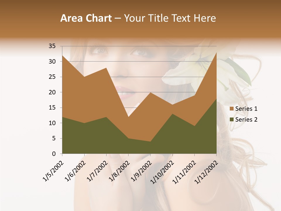 Teeth Isolated Flower PowerPoint Template