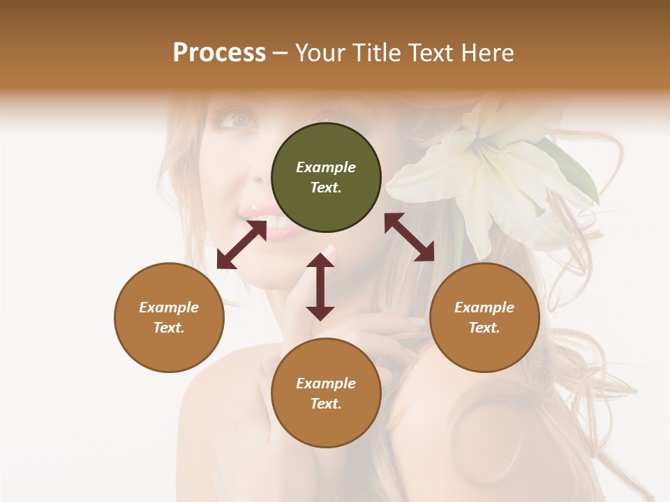 Teeth Isolated Flower PowerPoint Template