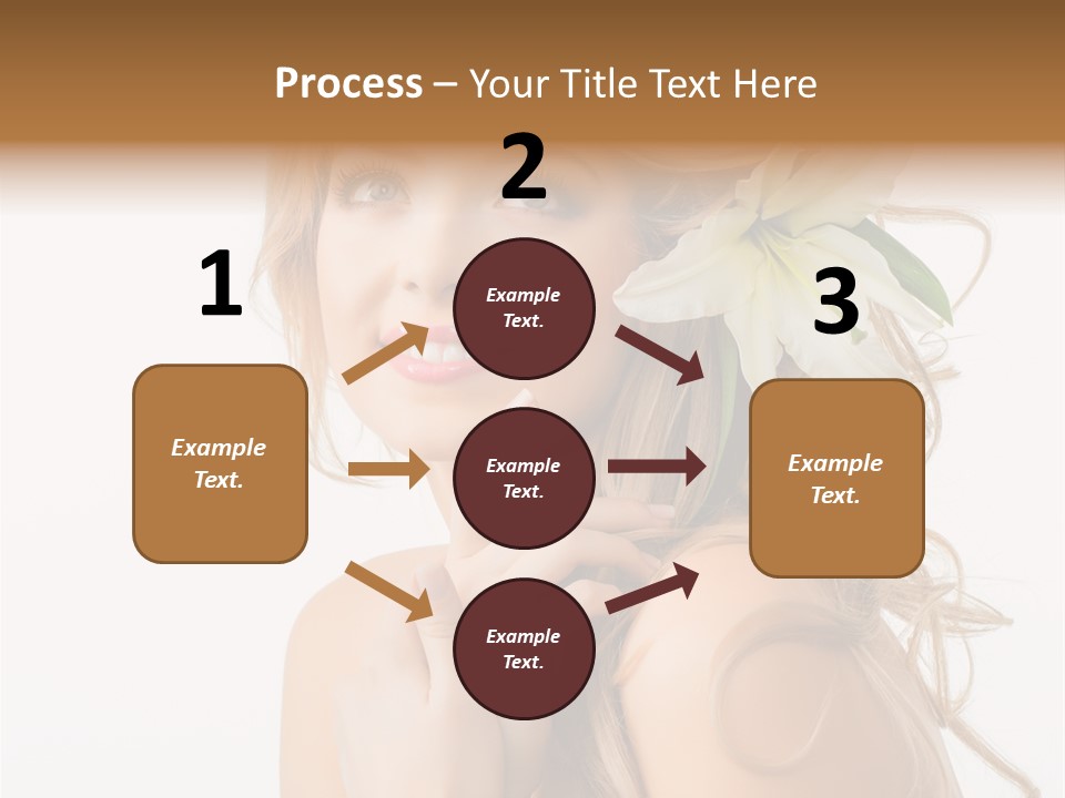 Teeth Isolated Flower PowerPoint Template