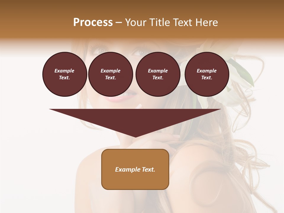 Teeth Isolated Flower PowerPoint Template