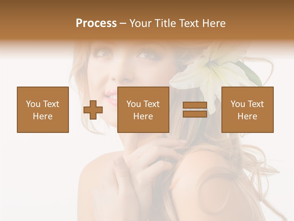 Teeth Isolated Flower PowerPoint Template