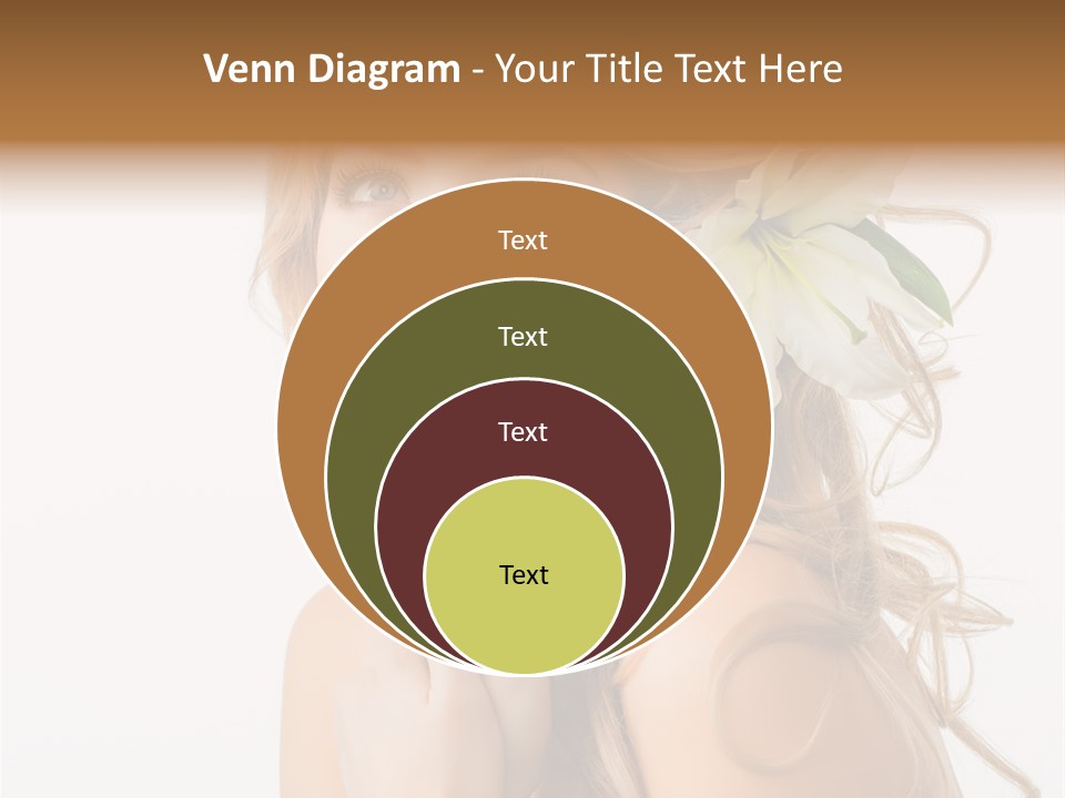 Teeth Isolated Flower PowerPoint Template