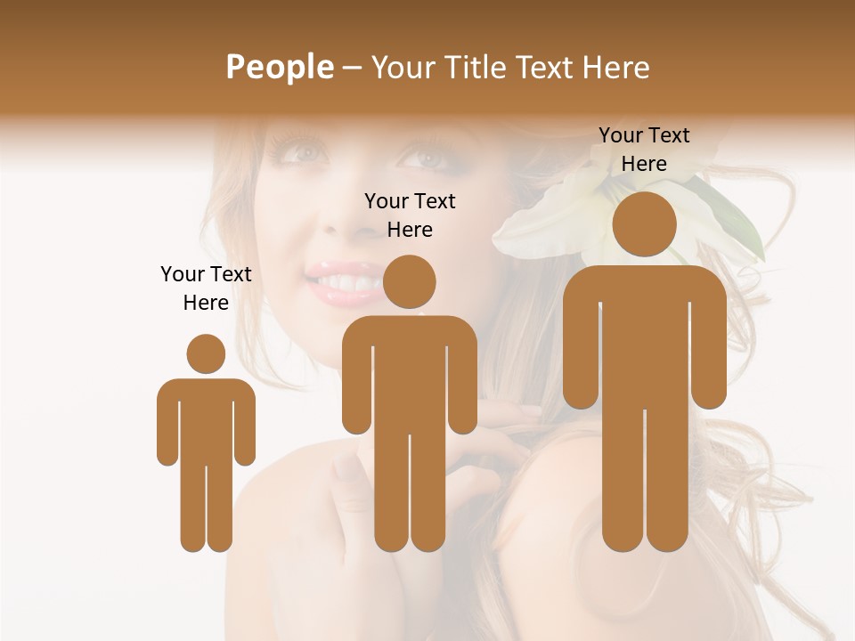 Teeth Isolated Flower PowerPoint Template