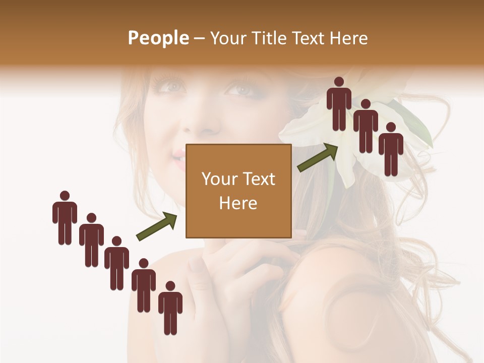 Teeth Isolated Flower PowerPoint Template