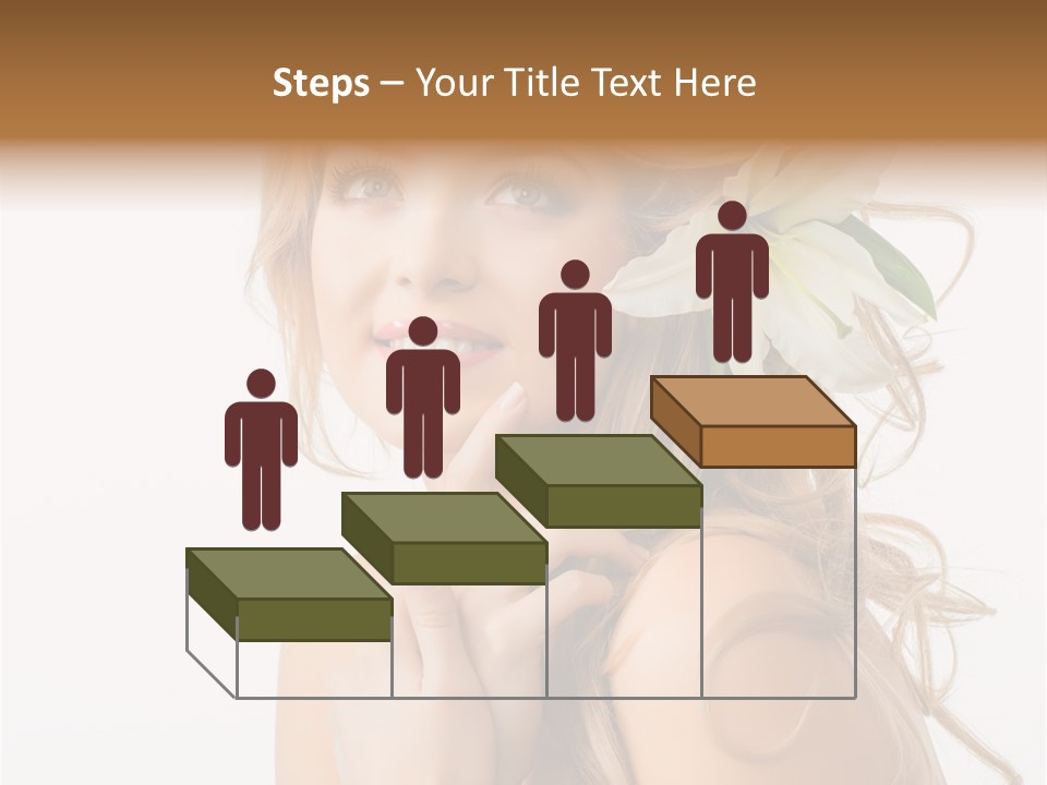 Teeth Isolated Flower PowerPoint Template