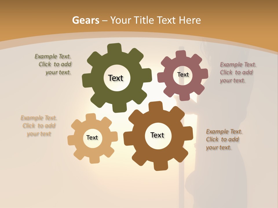 Track Long Way PowerPoint Template