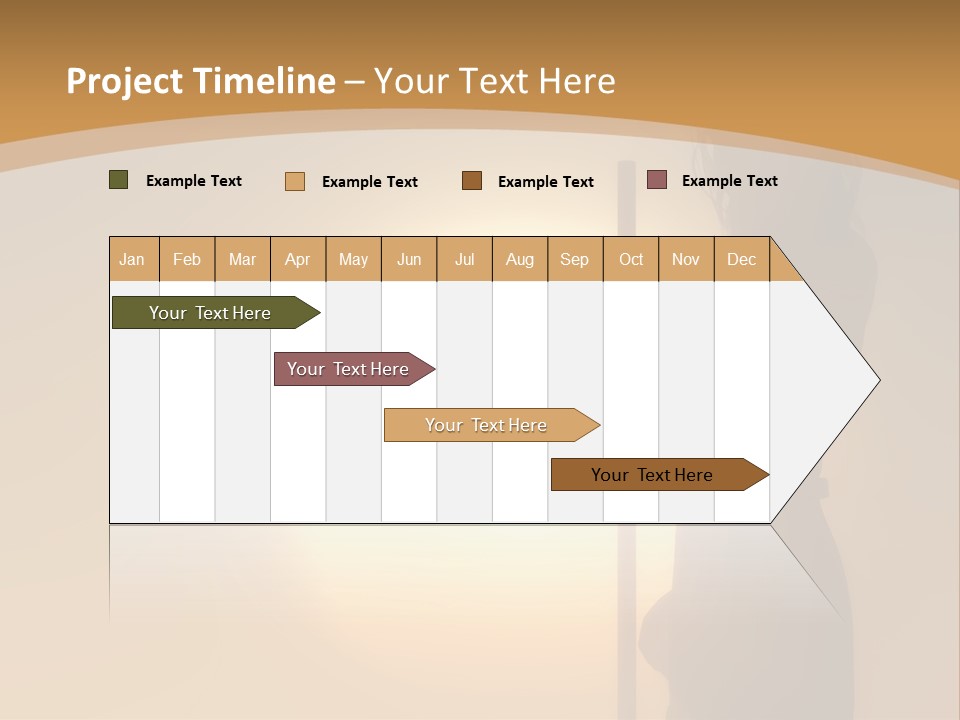 Track Long Way PowerPoint Template