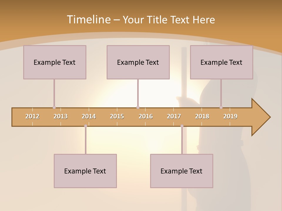 Track Long Way PowerPoint Template
