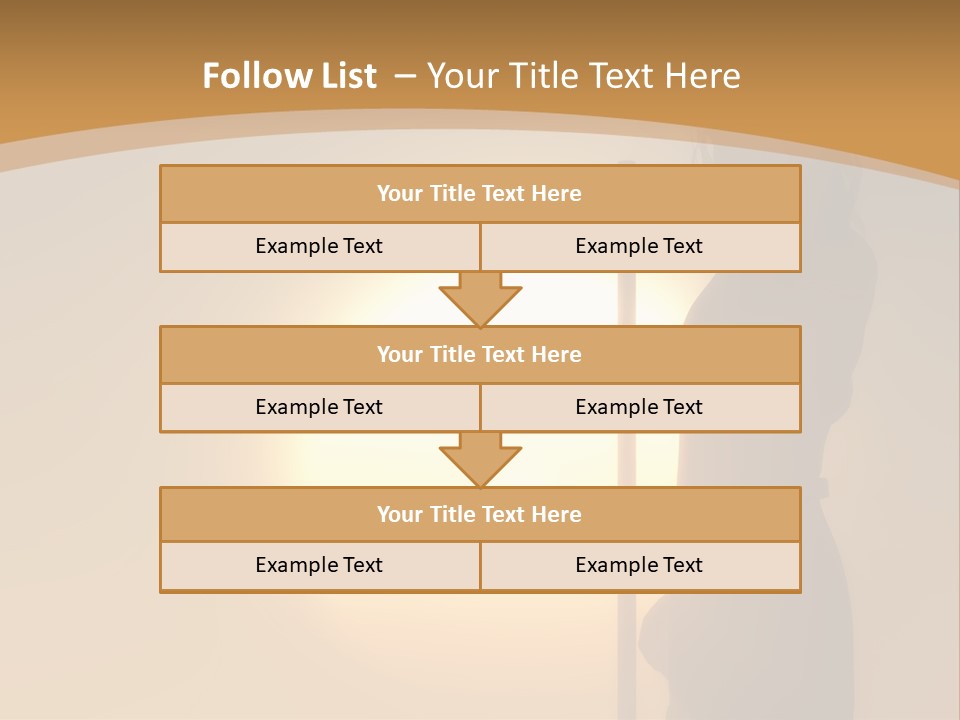 Track Long Way PowerPoint Template