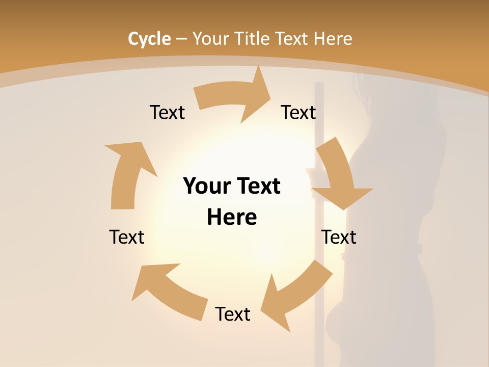 Track Long Way PowerPoint Template