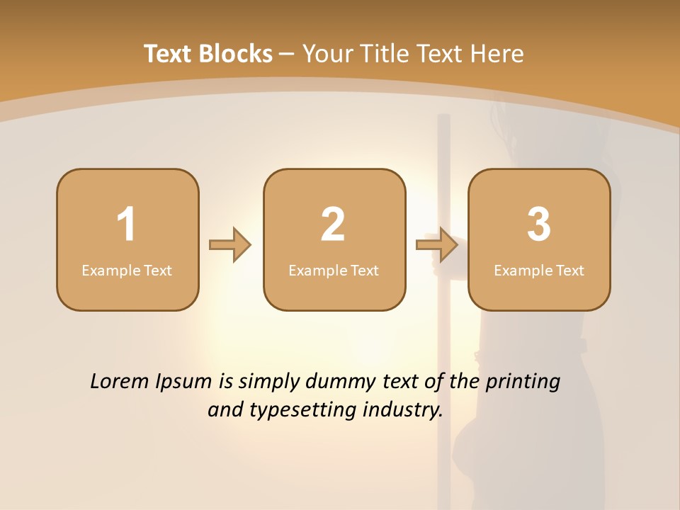 Track Long Way PowerPoint Template