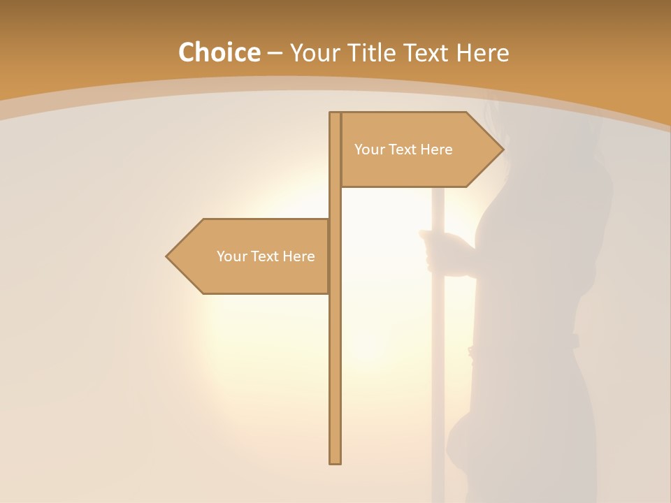Track Long Way PowerPoint Template