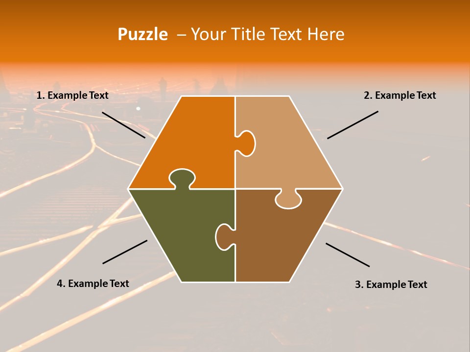 Track Long Way PowerPoint Template
