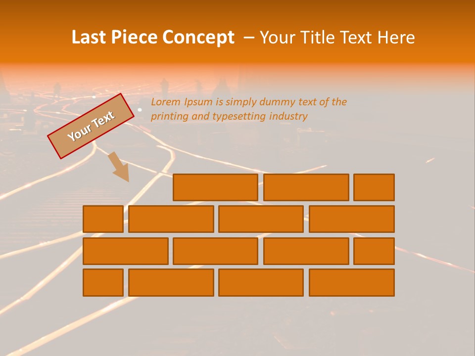 Track Long Way PowerPoint Template