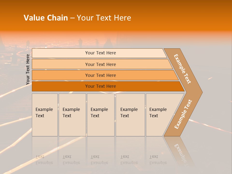 Track Long Way PowerPoint Template