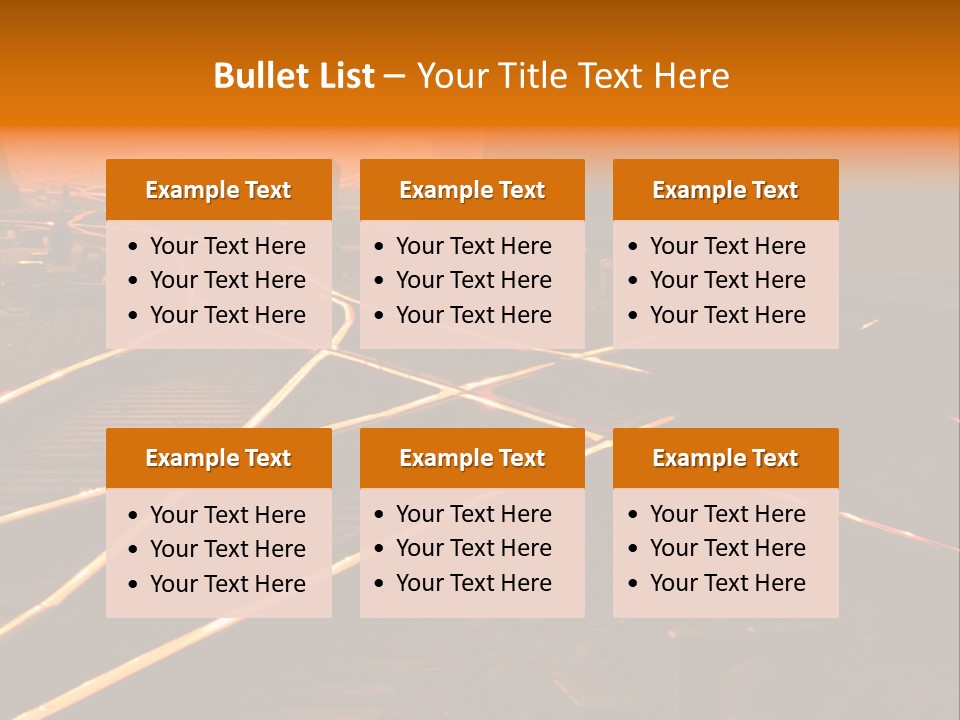 Track Long Way PowerPoint Template
