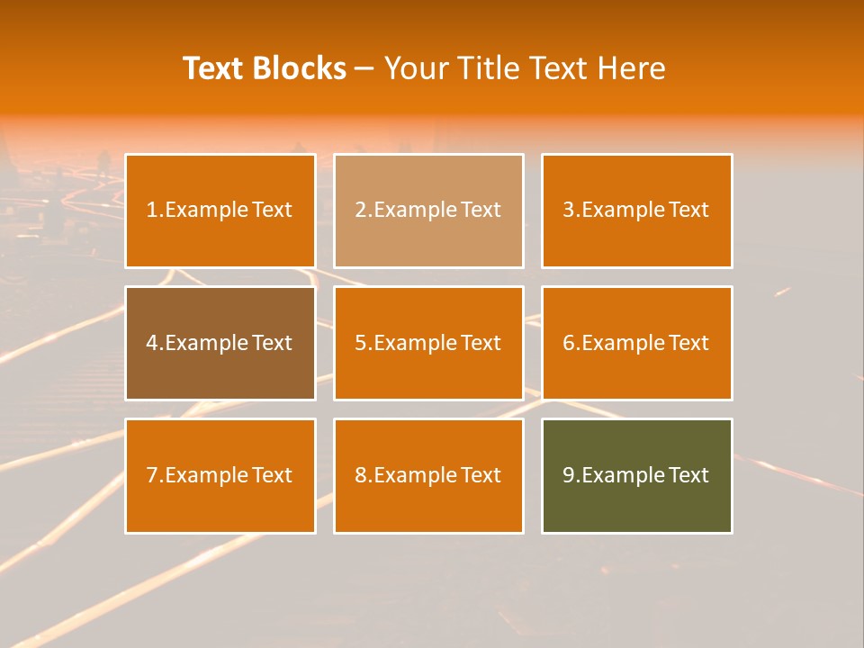 Track Long Way PowerPoint Template