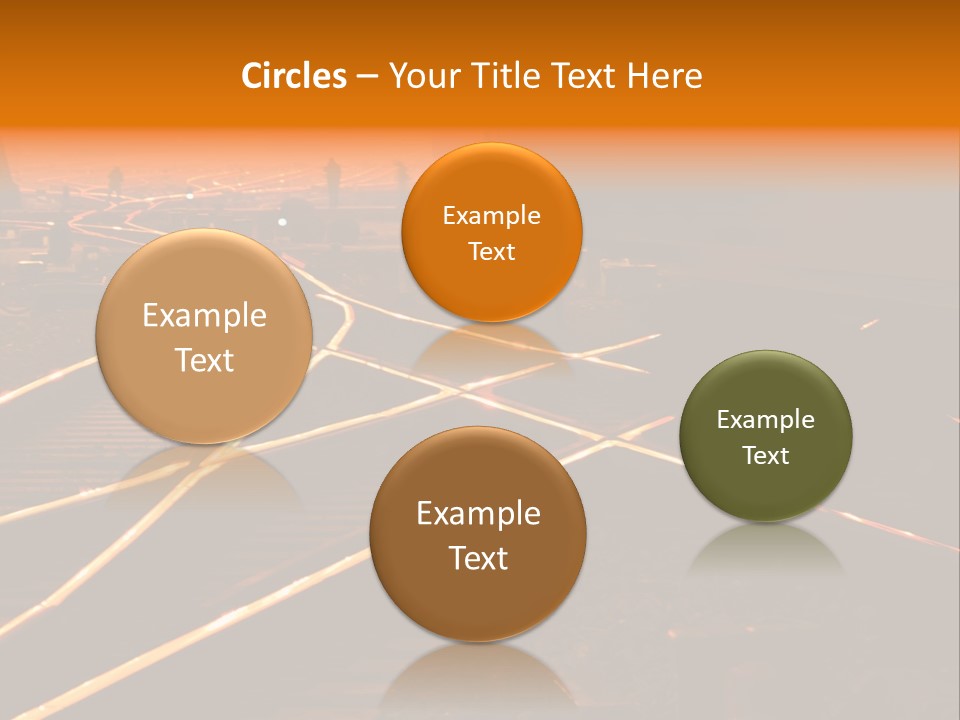 Track Long Way PowerPoint Template