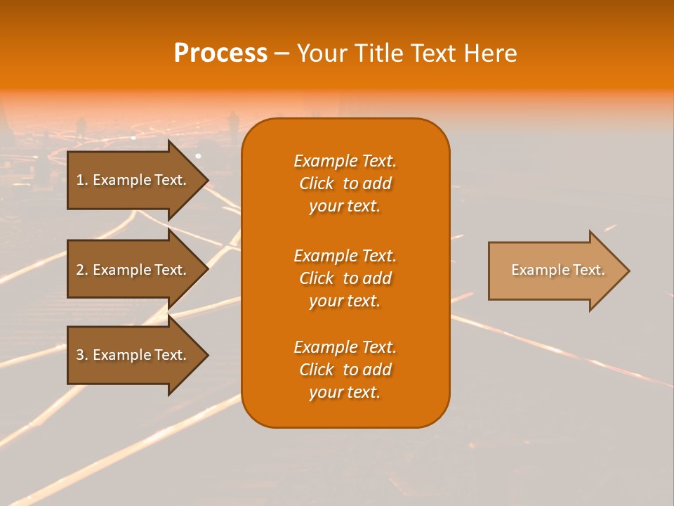 Track Long Way PowerPoint Template