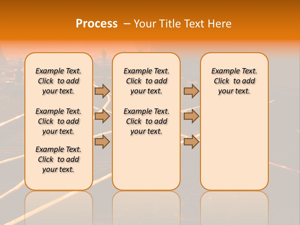 Track Long Way PowerPoint Template