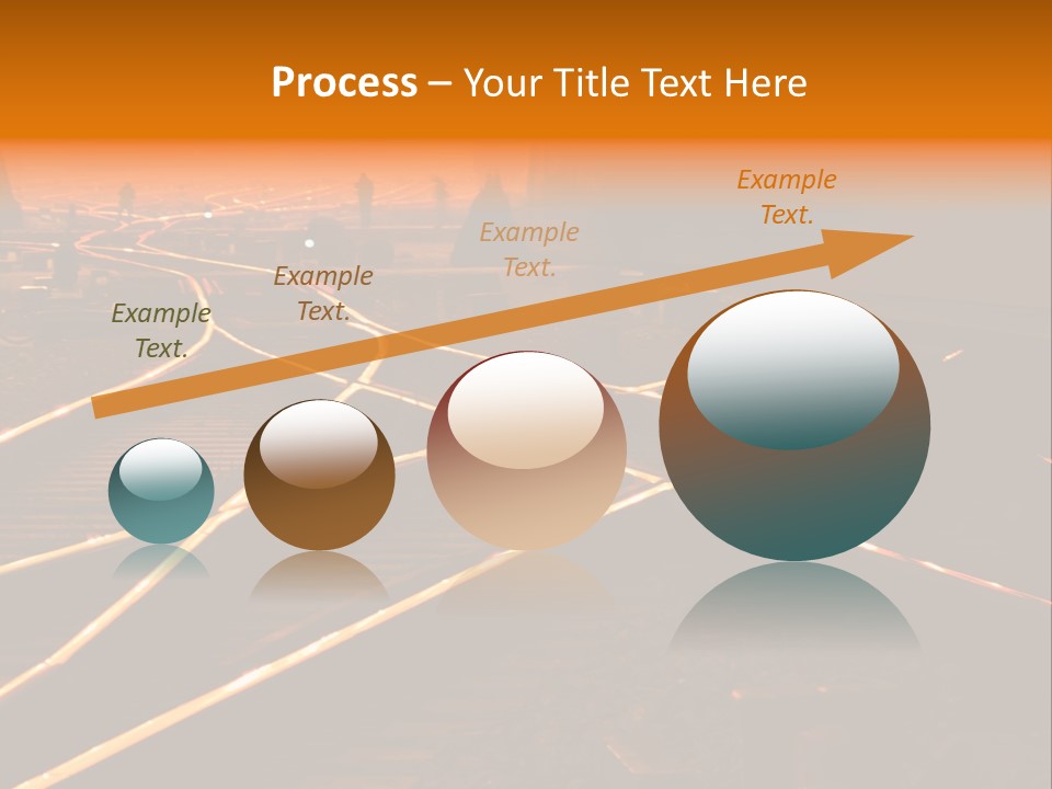 Track Long Way PowerPoint Template