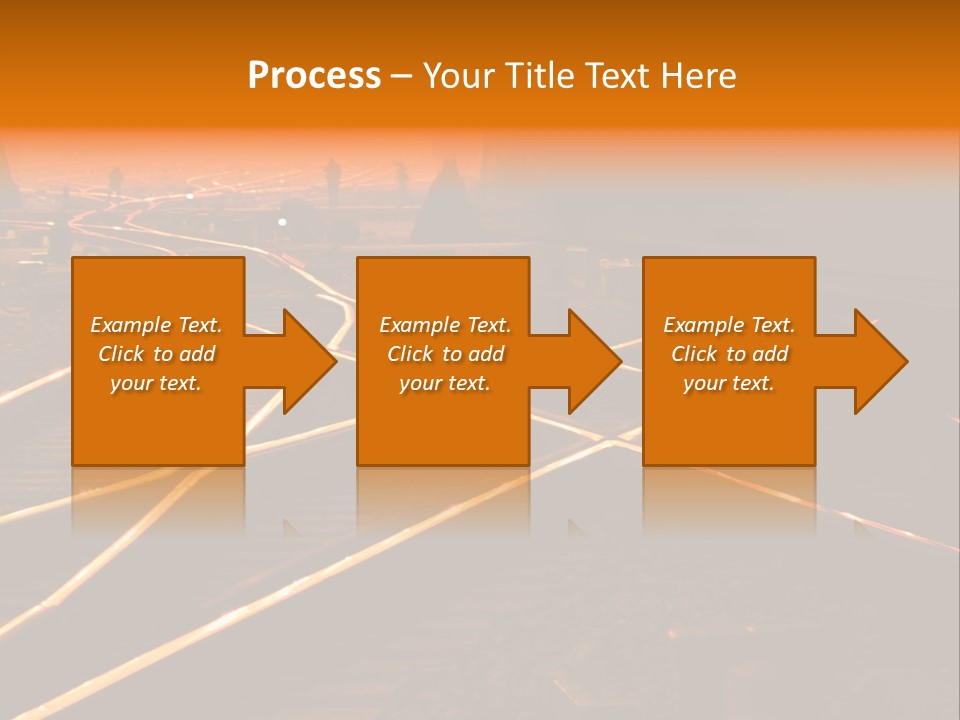 Track Long Way PowerPoint Template