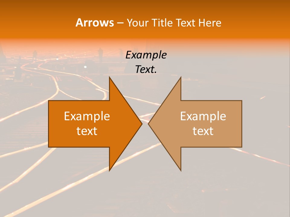 Track Long Way PowerPoint Template