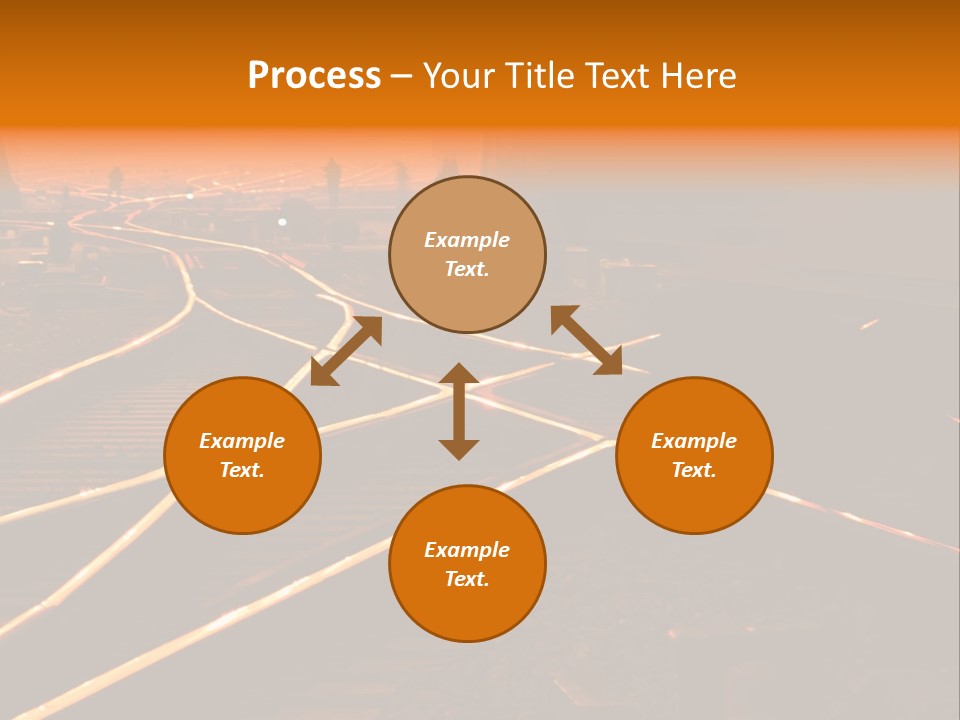 Track Long Way PowerPoint Template