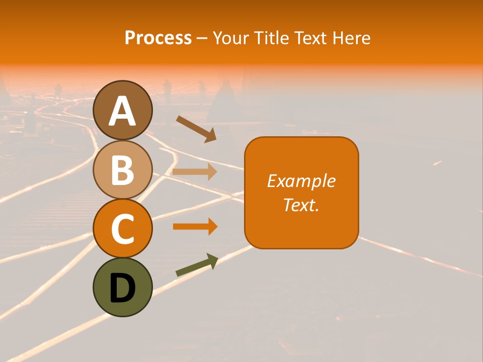 Track Long Way PowerPoint Template