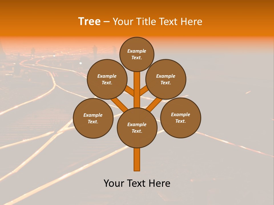 Track Long Way PowerPoint Template