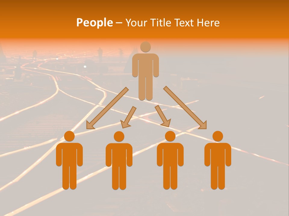 Track Long Way PowerPoint Template