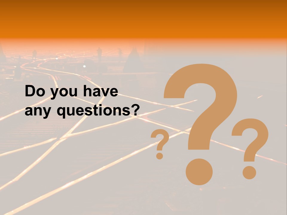 Track Long Way PowerPoint Template