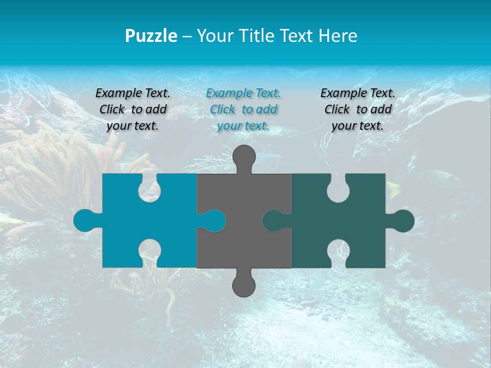 Scenery Yucatan Swimming PowerPoint Template