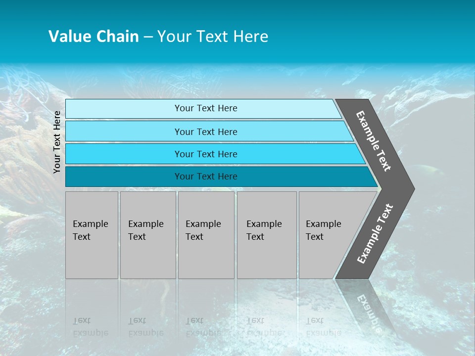 Scenery Yucatan Swimming PowerPoint Template