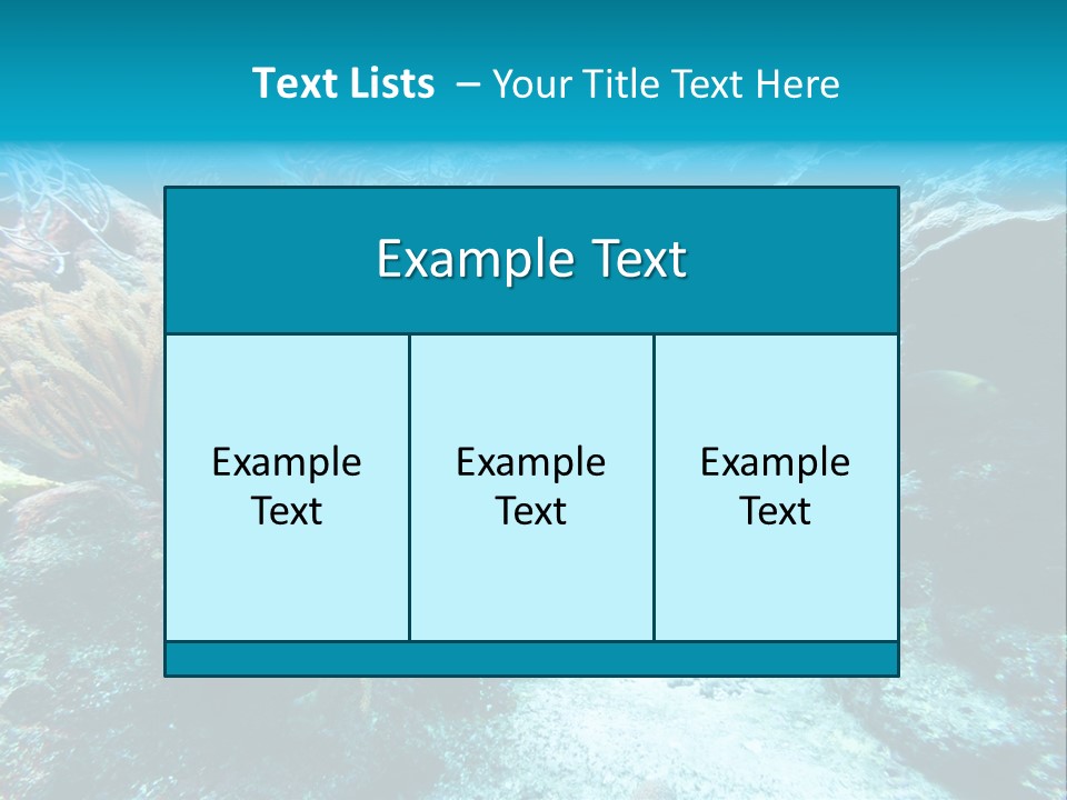 Scenery Yucatan Swimming PowerPoint Template