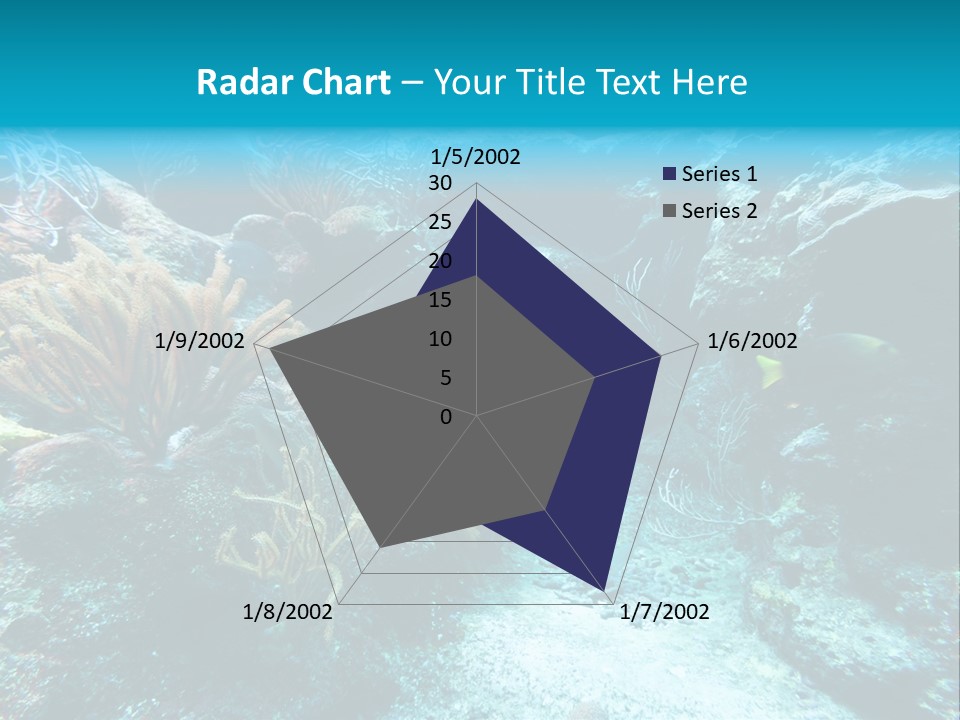 Scenery Yucatan Swimming PowerPoint Template