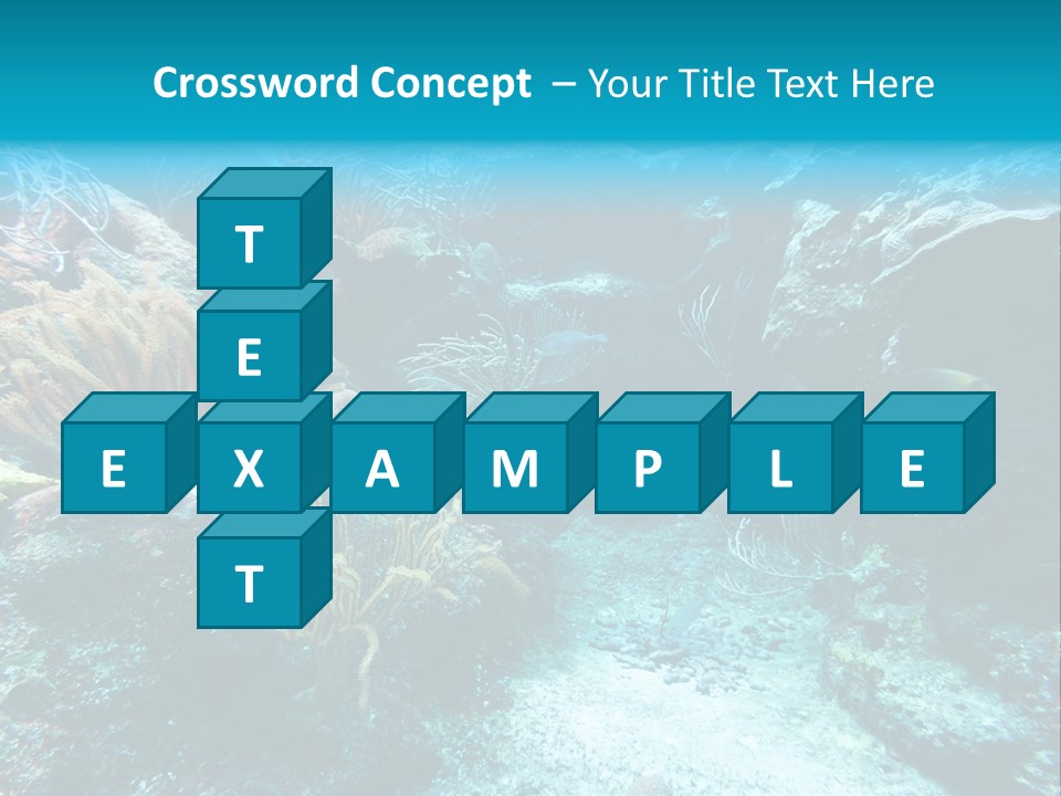 Scenery Yucatan Swimming PowerPoint Template