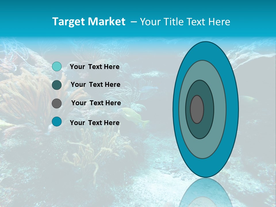 Scenery Yucatan Swimming PowerPoint Template