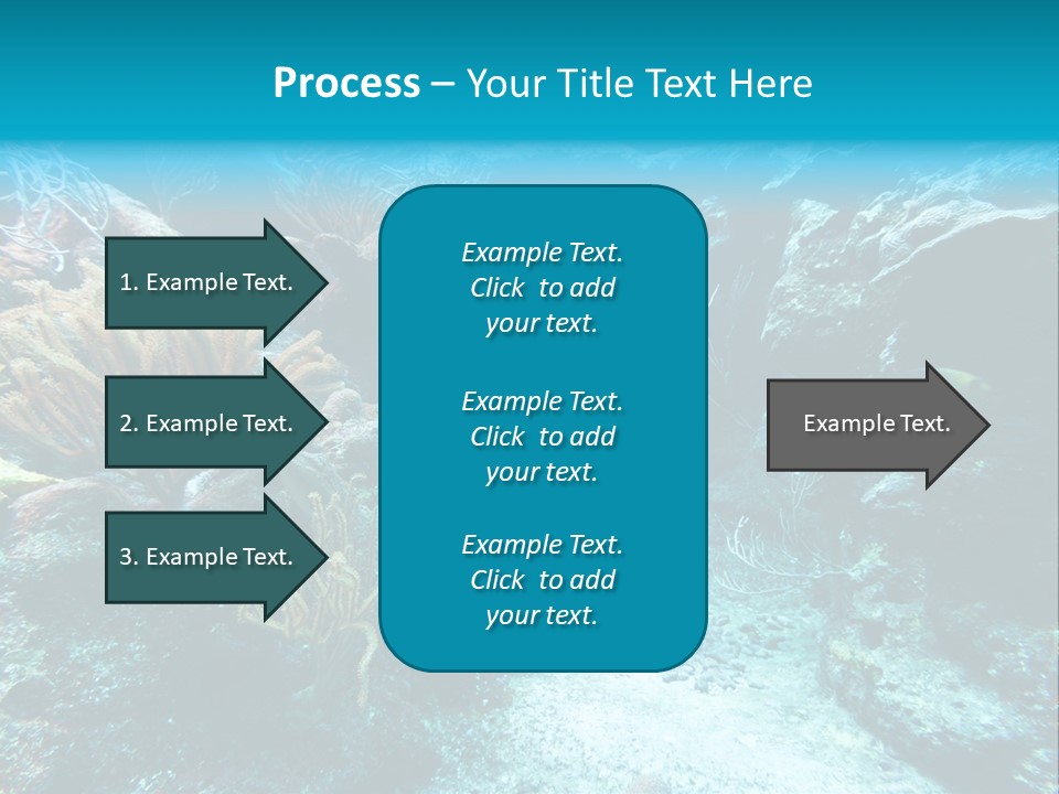 Scenery Yucatan Swimming PowerPoint Template