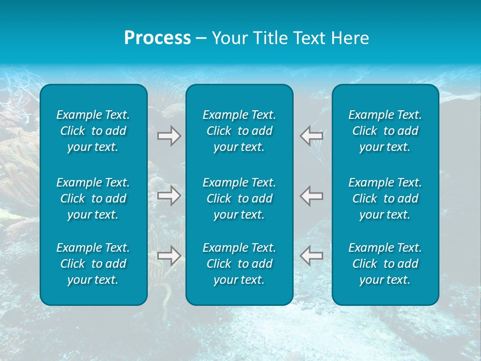 Scenery Yucatan Swimming PowerPoint Template