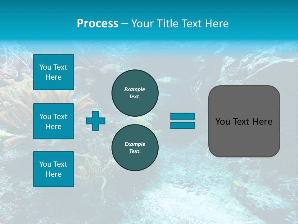 Scenery Yucatan Swimming PowerPoint Template