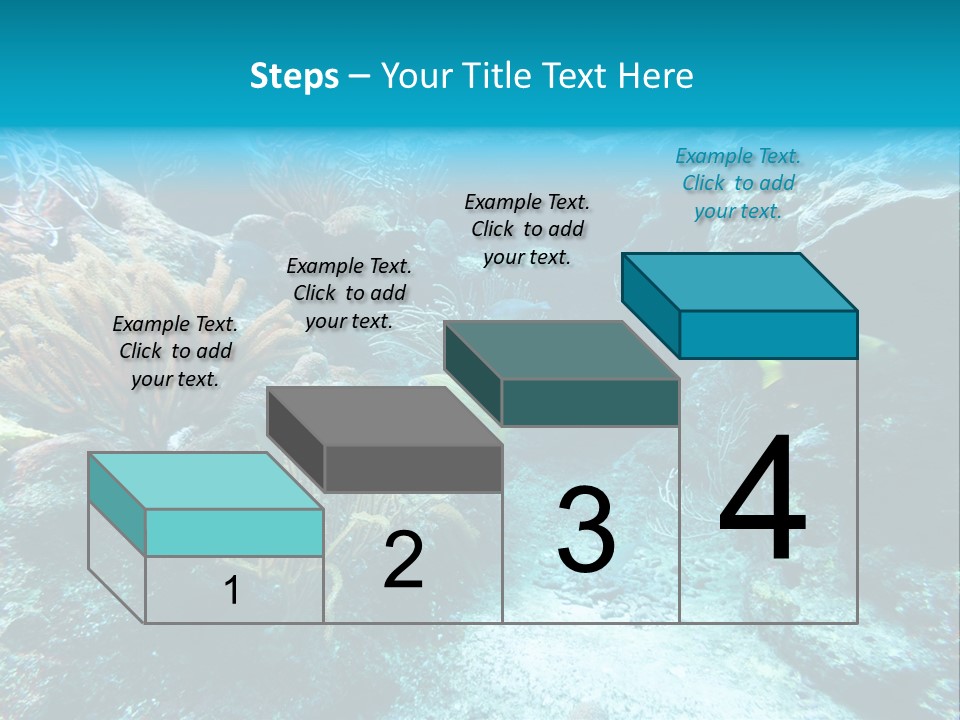 Scenery Yucatan Swimming PowerPoint Template