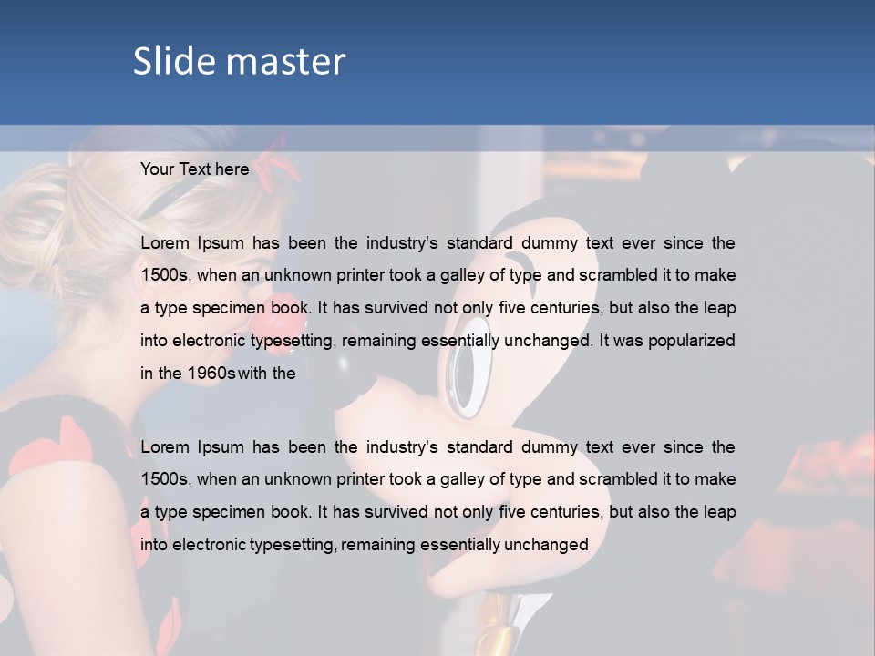 Event Disney Store Mickey Mouse PowerPoint Template