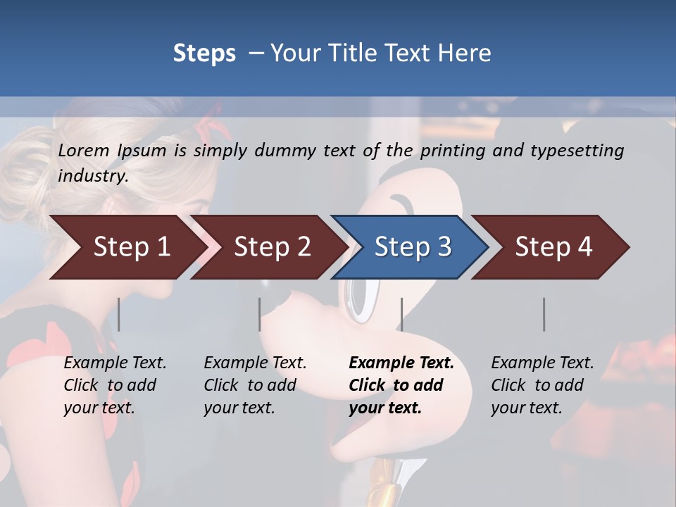 Event Disney Store Mickey Mouse PowerPoint Template