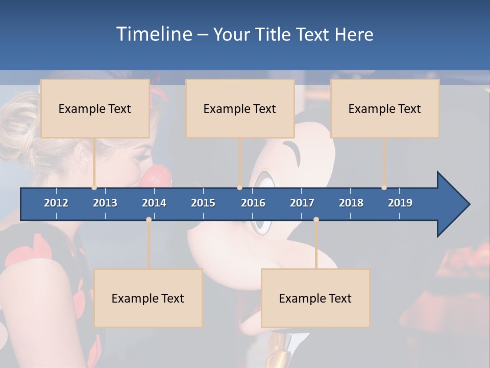 Event Disney Store Mickey Mouse PowerPoint Template