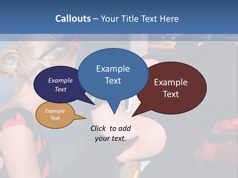 Event Disney Store Mickey Mouse PowerPoint Template