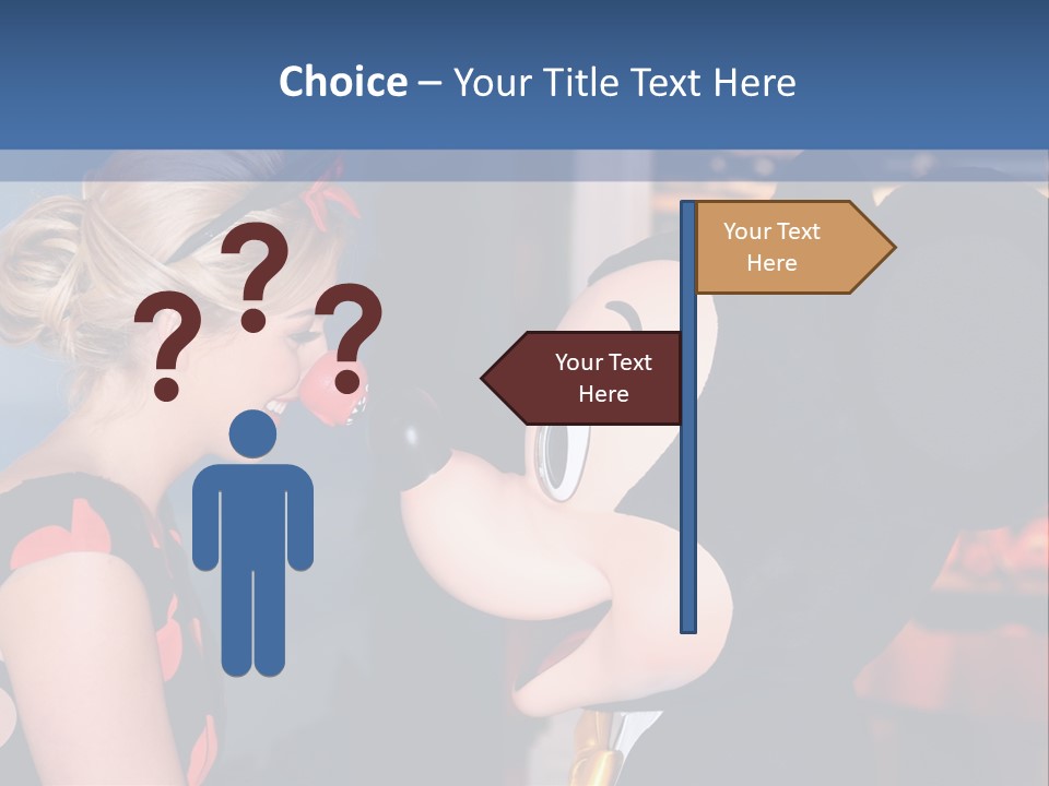 Event Disney Store Mickey Mouse PowerPoint Template