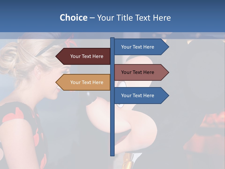 Event Disney Store Mickey Mouse PowerPoint Template