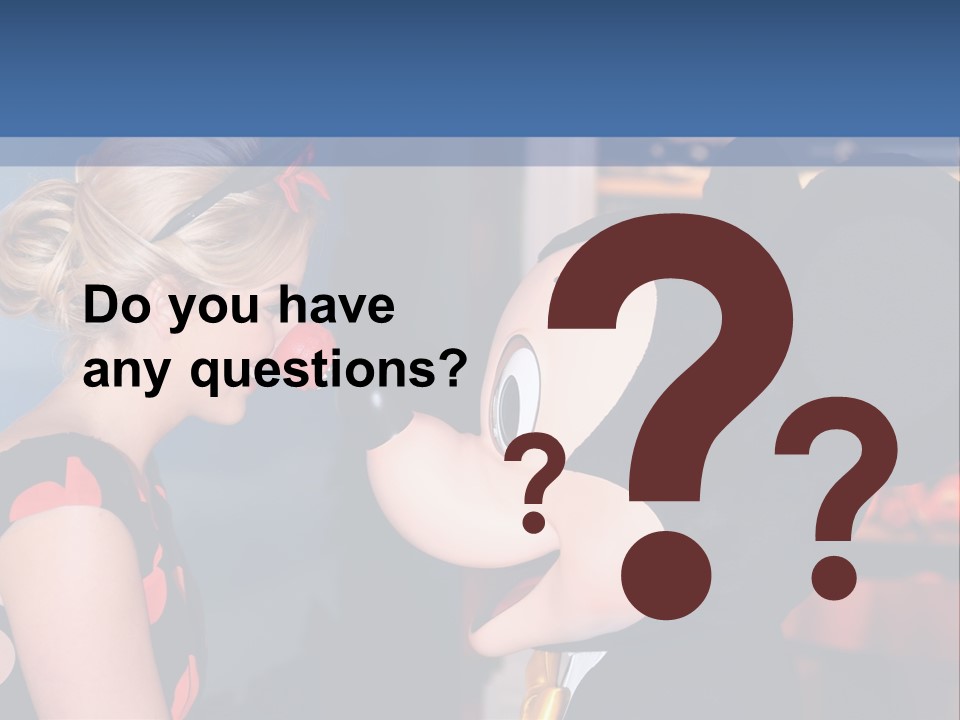 Event Disney Store Mickey Mouse PowerPoint Template