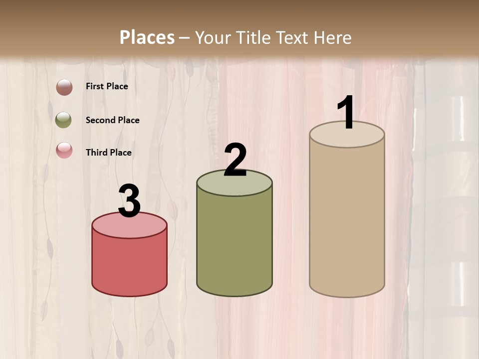 Colorful Textile Tall PowerPoint Template